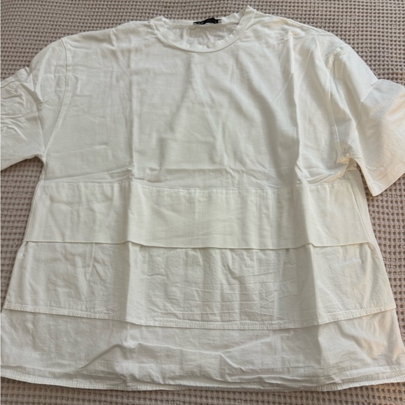 Zara white layered tshirt - Picture 6 of 6